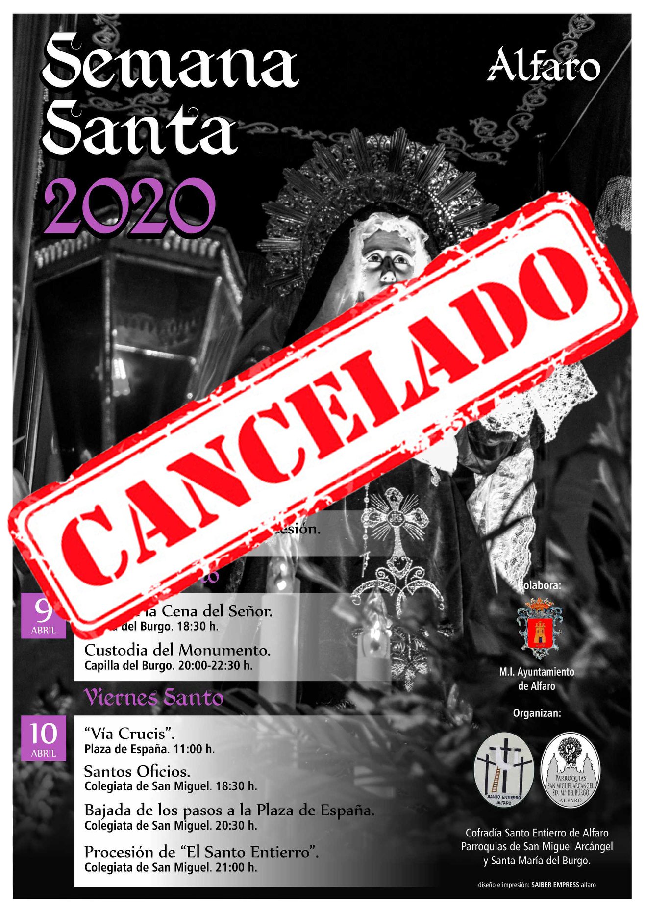 Semana Santa en Alfaro 2020 Alfaro